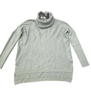 ANRABESS Womens Oversized Turtleneck Knit Pullover Sweater Medium Sage Green NEW